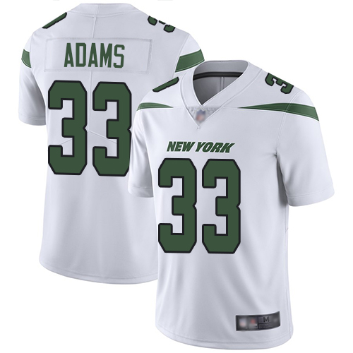 New York Jets Limited White Youth Jamal Adams Road Jersey NFL Football #33 Vapor Untouchable->nfl t-shirts->Sports Accessory